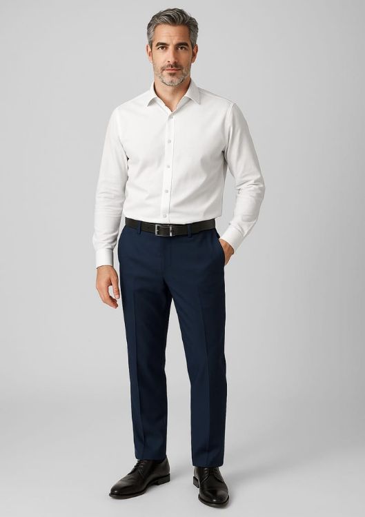 Picture of Comfort Wool Stretch Mens Adjustable Waist Pant