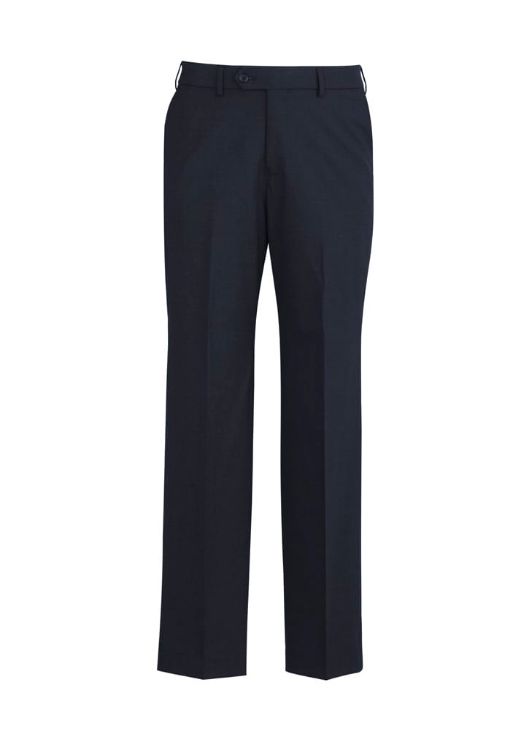 Picture of Comfort Wool Stretch Mens Flat Front Pant