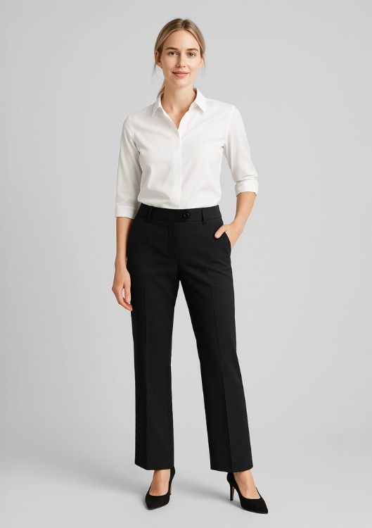 Picture of Comfort Wool Stretch Womens Adjustable Waist Pant