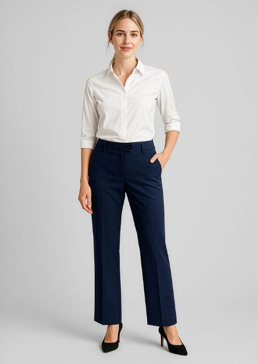 Picture of Comfort Wool Stretch Womens Adjustable Waist Pant