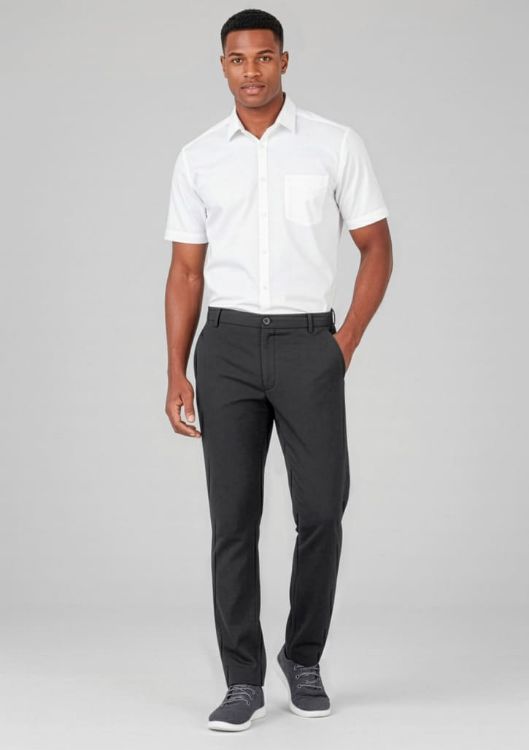 Picture of Comfort Waist Mens Flat Front Pant