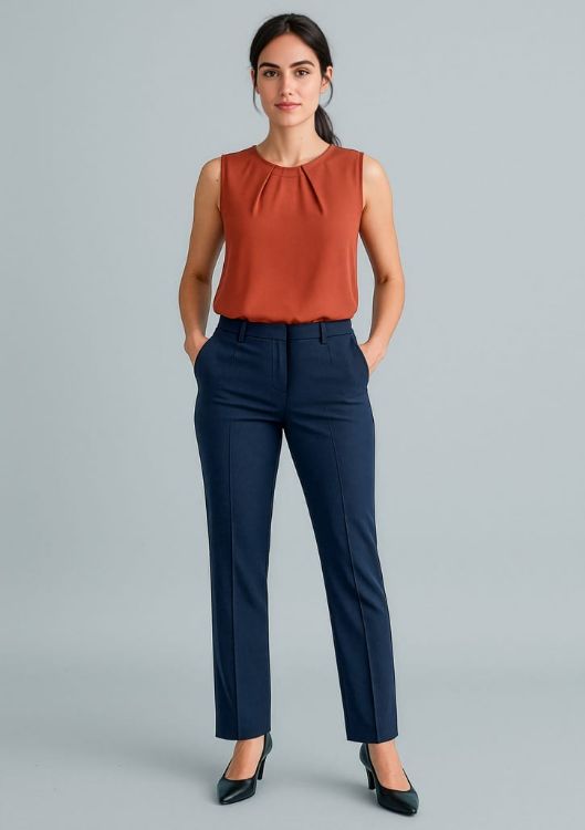 Picture of Cool Stretch Womens Tapered Leg Adjustable Waist Pant