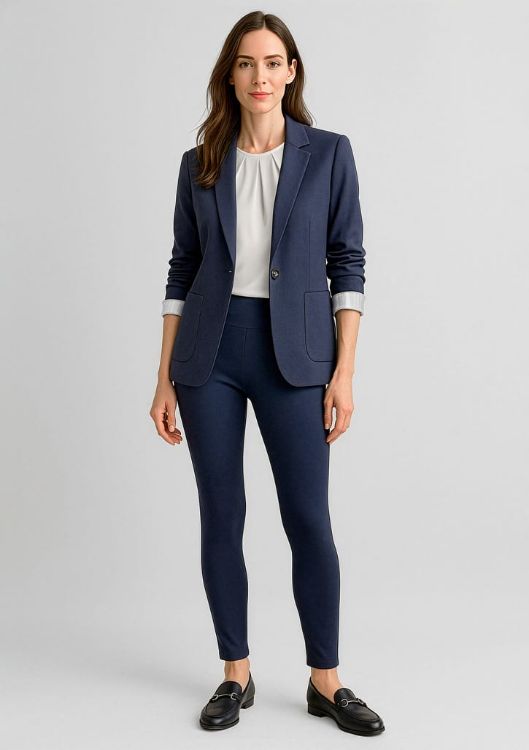 Picture of Scuba Ponte Womens High-rise Pull-on Corporate Legging
