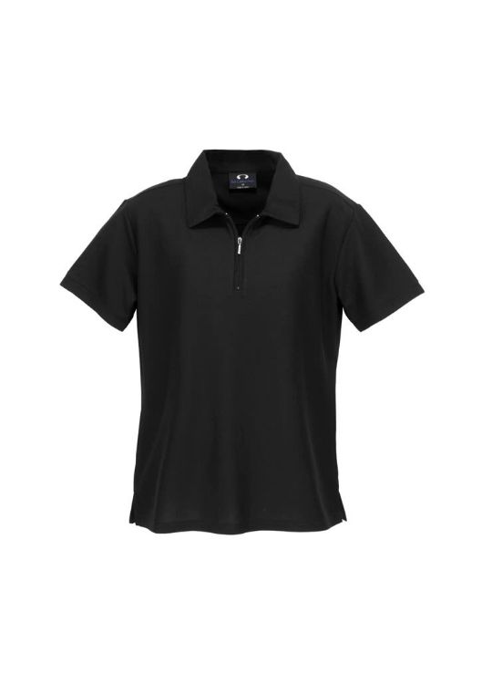 Picture of Micro Womens Waffle Short Sleeve Polo