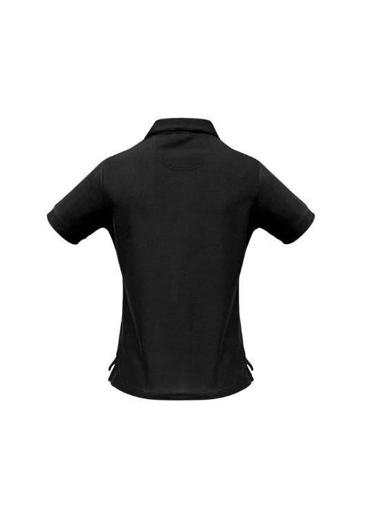 Picture of Micro Womens Waffle Short Sleeve Polo