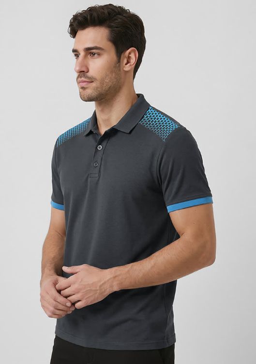 Picture of Galaxy Mens Short Sleeve Polo