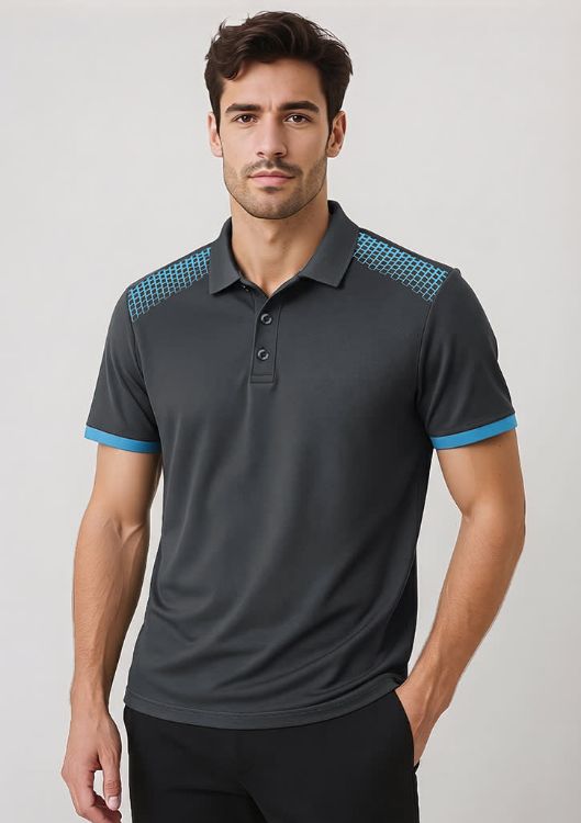 Picture of Galaxy Mens Short Sleeve Polo