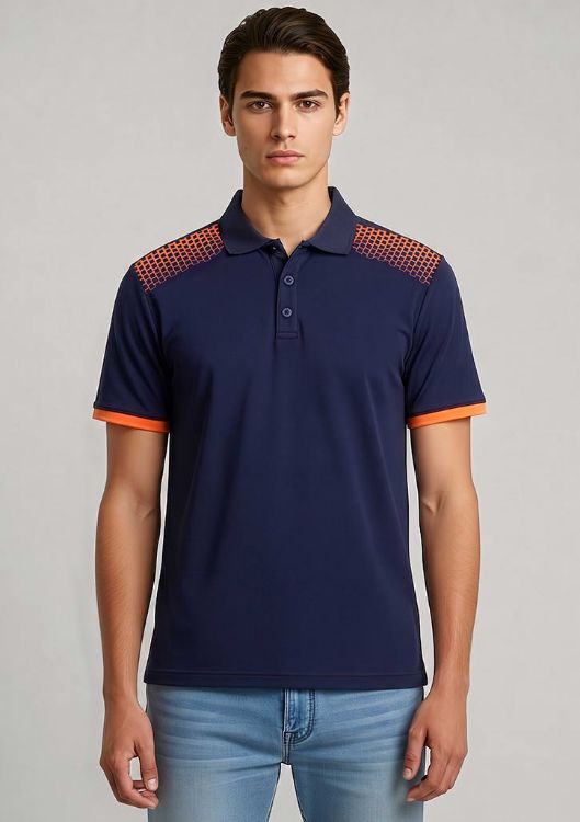 Picture of Galaxy Mens Short Sleeve Polo