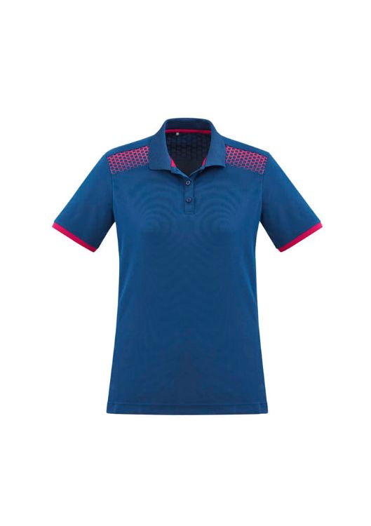 Picture of Galaxy Womens Short Sleeve Polo
