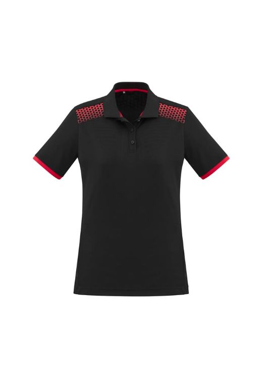 Picture of Galaxy Womens Short Sleeve Polo