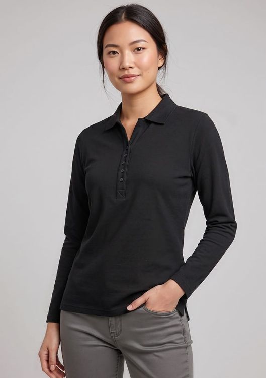 Picture of Crew Womens Long Sleeve Polo