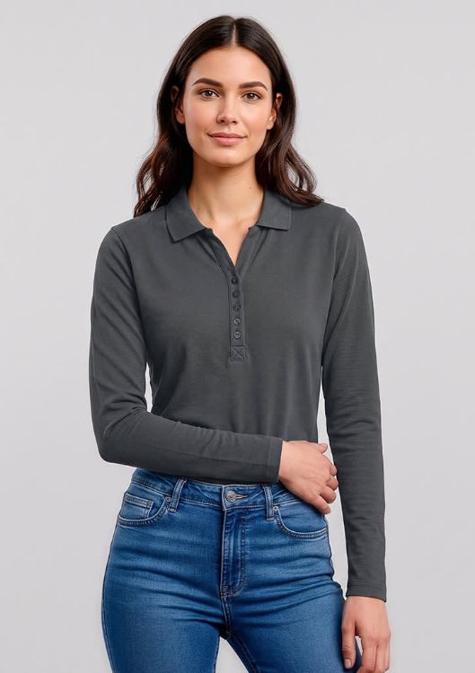 Picture of Crew Womens Long Sleeve Polo