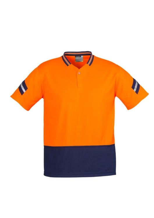 Picture of Mens Hi Vis Astro Short Sleeve Polo