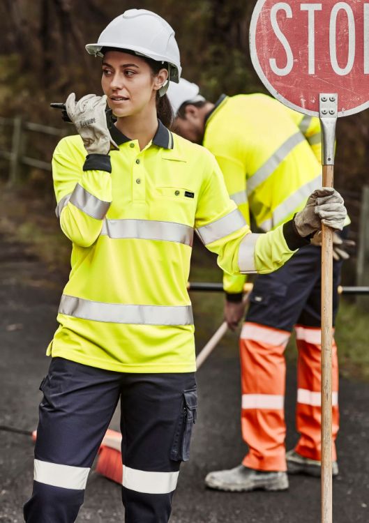 Picture of Unisex Hi Vis Bio Motion Taped Polo