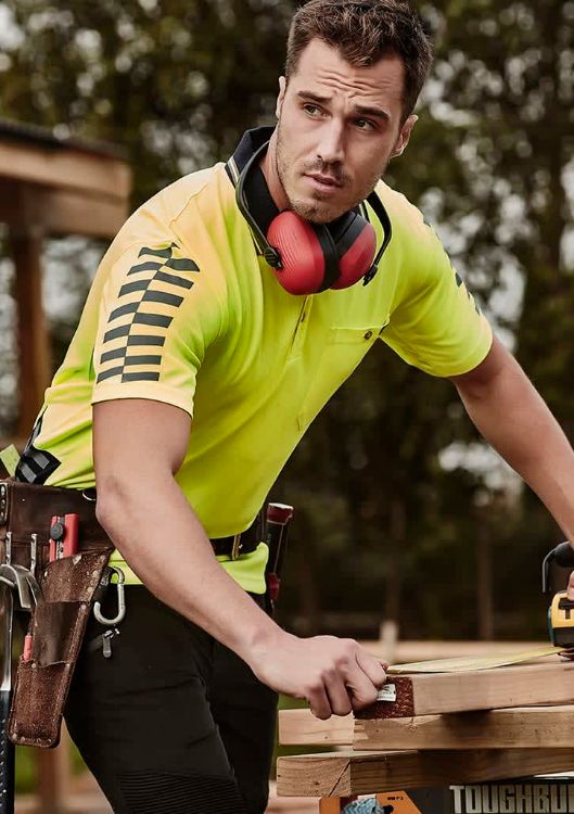 Picture of Mens Hi Vis Komodo Short Sleeve Polo