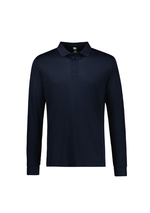 Picture of Action Mens Long Sleeve Polo