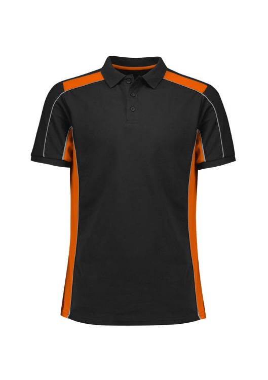 Picture of Grid Unisex Short Sleeve Polo