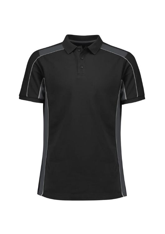 Picture of Grid Unisex Short Sleeve Polo