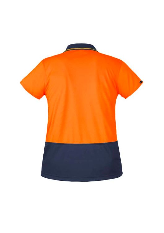 Picture of Womens Hi Vis Basic Short Sleeve Polo