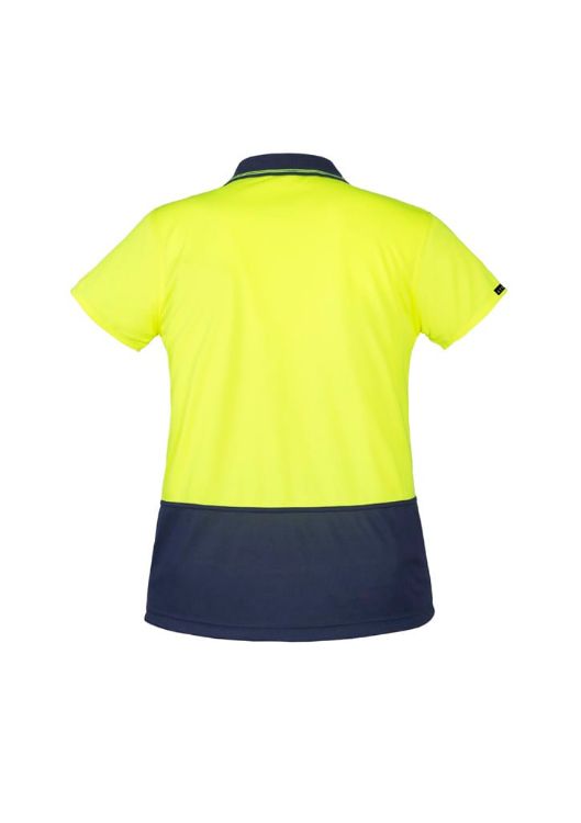 Picture of Womens Hi Vis Basic Short Sleeve Polo