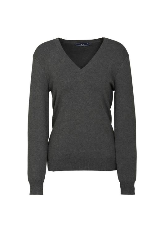Picture of V-Neck Womens Knit Pullover