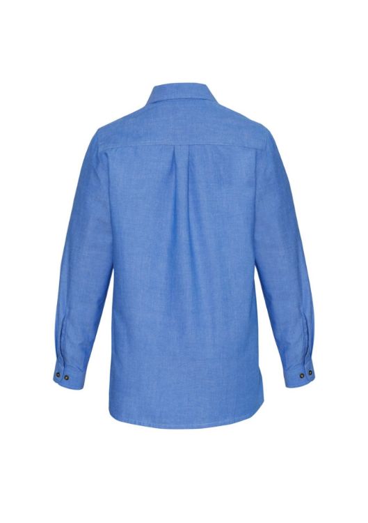 Picture of Chambray Womens Long Sleeve Shirt