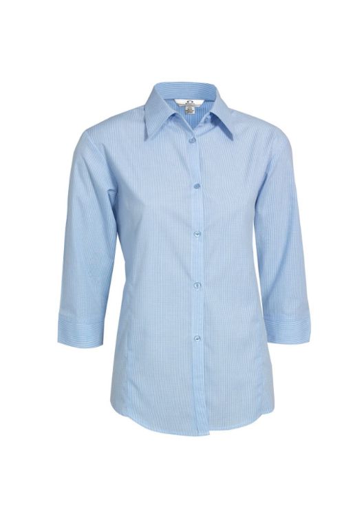 Picture of Micro Womens Check 3/4 Sleeve Shirt