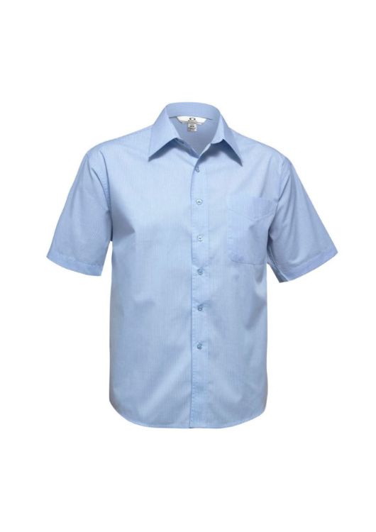 Picture of Micro Mens Check Short Sleeve Shirt
