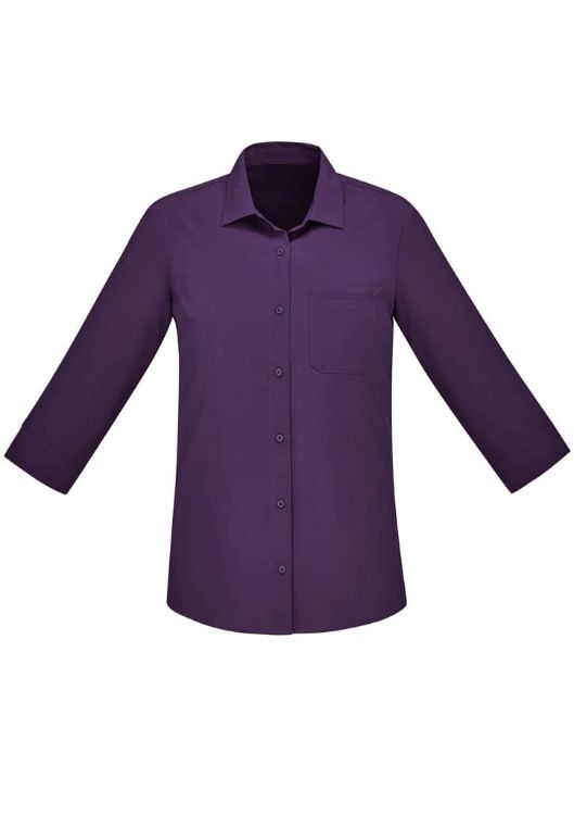 Picture of Florence Womens Plain 3/4 Sleeve Shirt