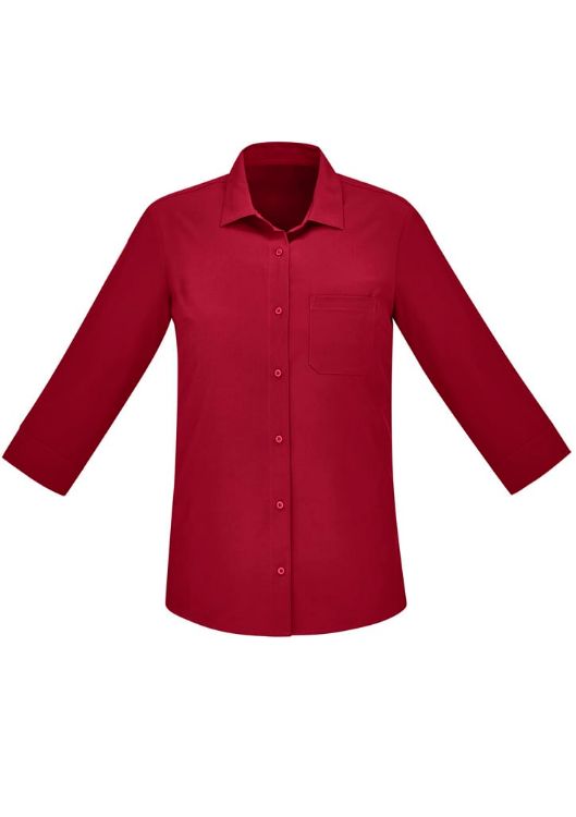 Picture of Florence Womens Plain 3/4 Sleeve Shirt