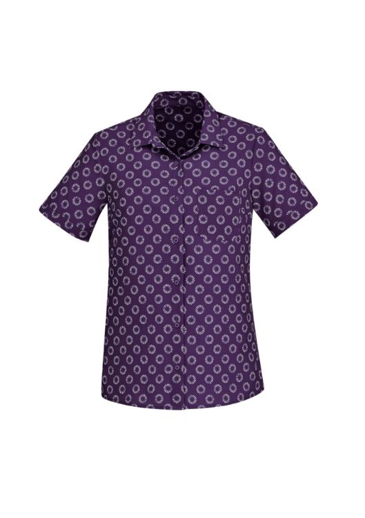 Picture of Florence Womens Daisy Print Short Sleeve Shirt
