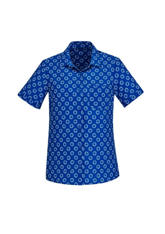 Picture of Florence Womens Daisy Print Short Sleeve Shirt