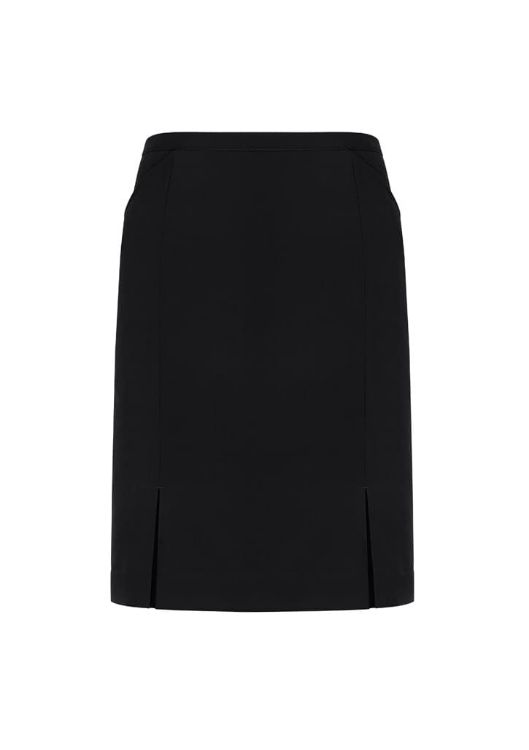 Picture of Siena Womens Front Pleat Detail Straight Skirt