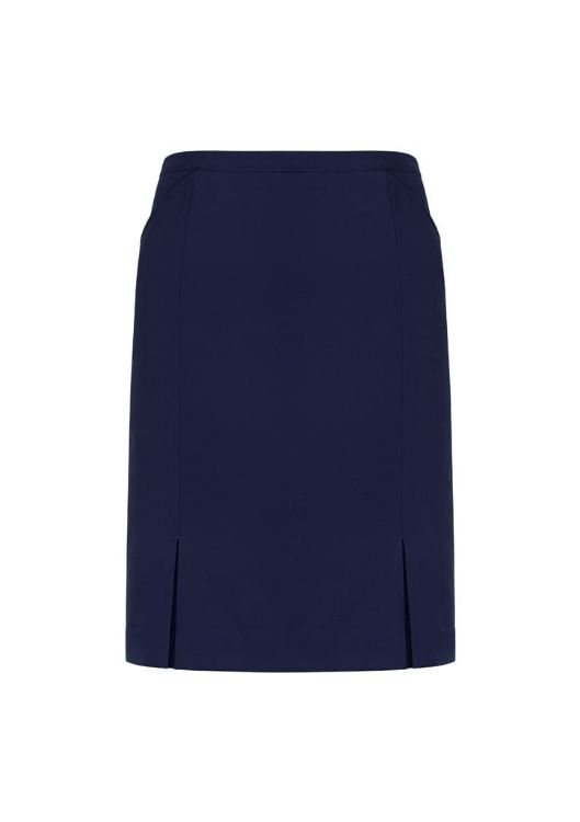 Picture of Siena Womens Front Pleat Detail Straight Skirt