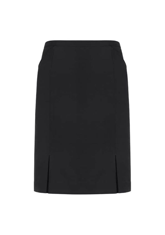 Picture of Siena Womens Front Pleat Detail Straight Skirt