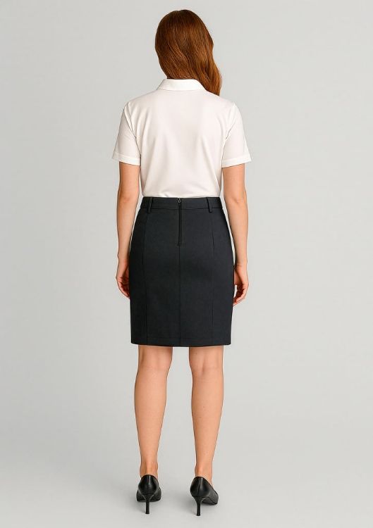 Picture of Traveller Womens Mid Waist Stretch Chino Skirt