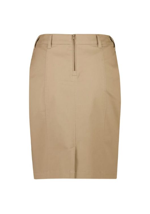 Picture of Traveller Womens Mid Waist Stretch Chino Skirt