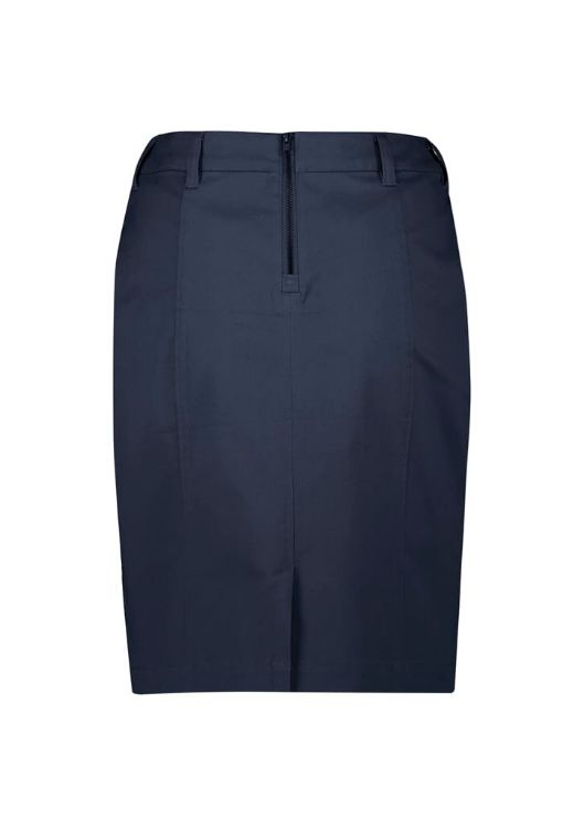 Picture of Traveller Womens Mid Waist Stretch Chino Skirt