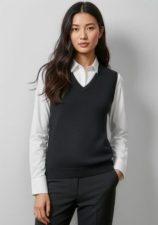 Picture of V-Neck Womens Knit Vest