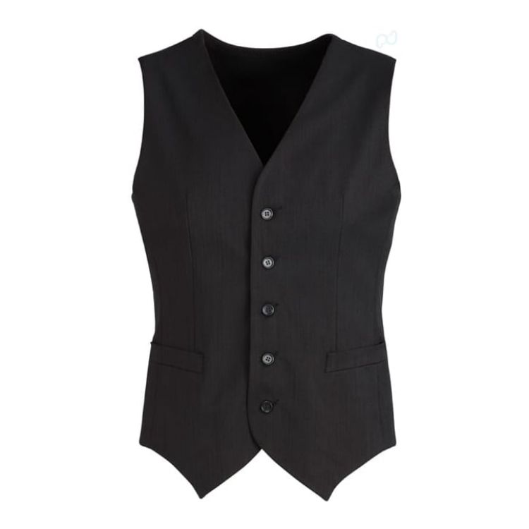 Picture of Cool Stretch Mens Peaked Vest with Knitted Back