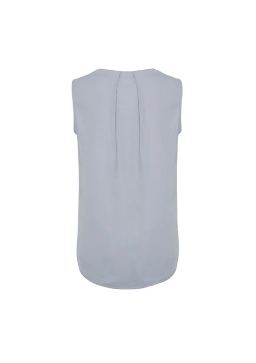 Picture of Estelle Womens Sleeveless Pleat Detail Blouse