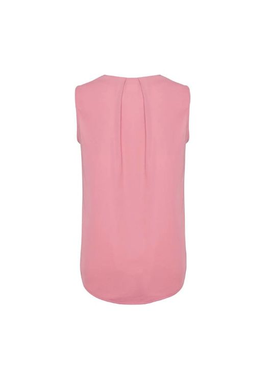 Picture of Estelle Womens Sleeveless Pleat Detail Blouse