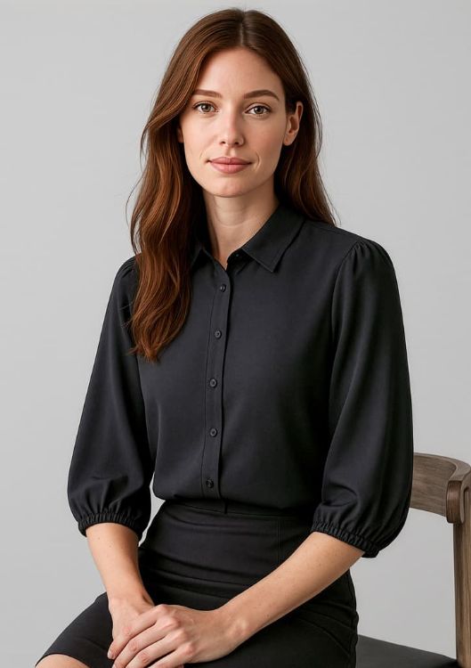 Picture of Lucy Womens 3/4 Sleeve Blouse