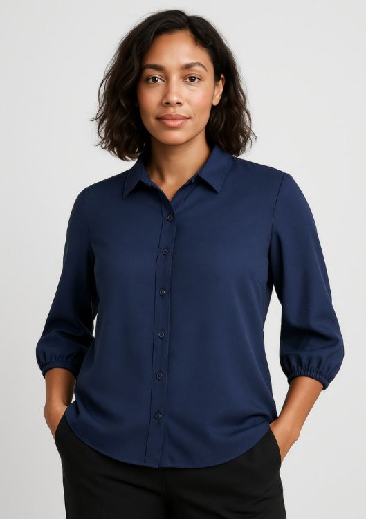 Picture of Lucy Womens 3/4 Sleeve Blouse