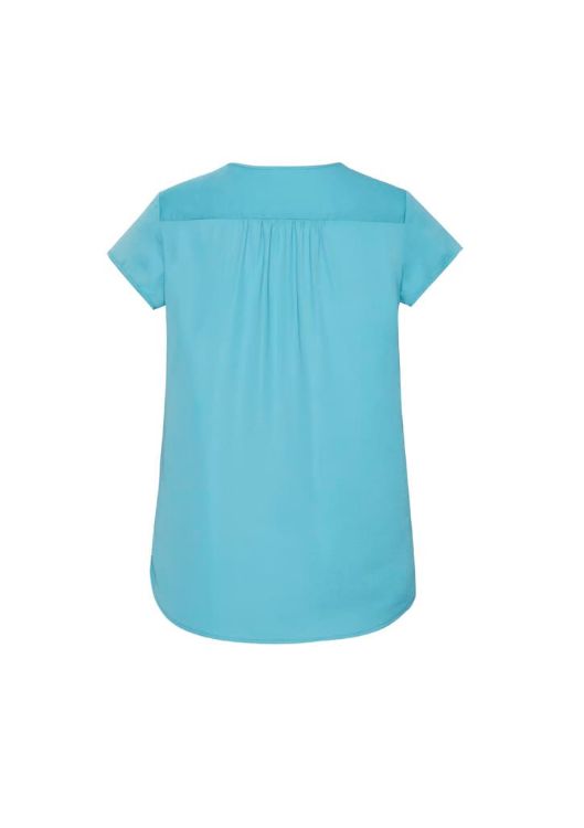 Picture of Kayla Womens V-Neck Pleat Blouse