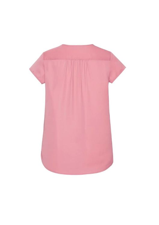 Picture of Kayla Womens V-Neck Pleat Blouse