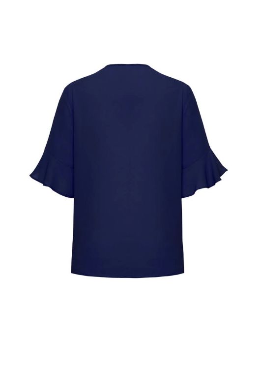 Picture of Aria Womens Fluted Sleeve Blouse