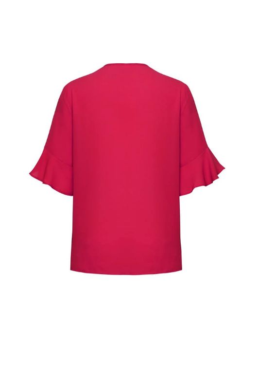 Picture of Aria Womens Fluted Sleeve Blouse