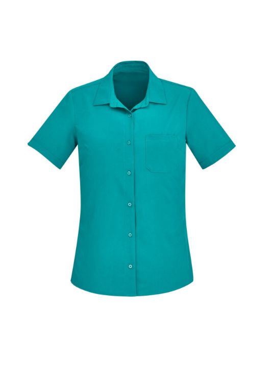 Picture of Florence Womens Plain Short Sleeve Shirt