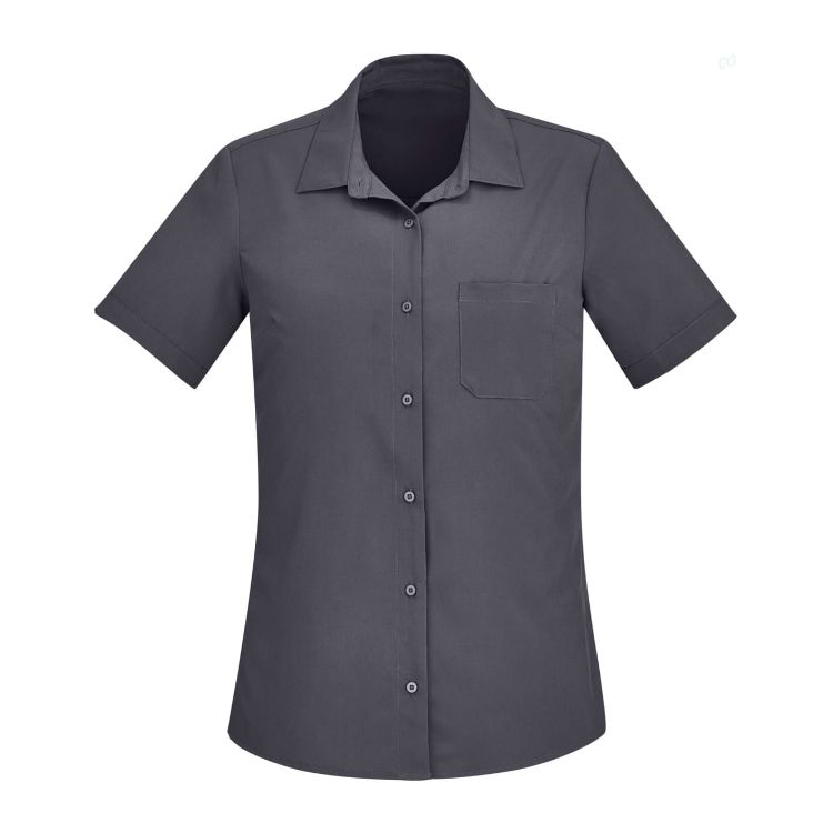 Picture of Florence Womens Plain Short Sleeve Shirt